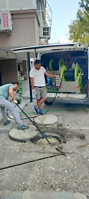 Aksu kanalizasyon açma
